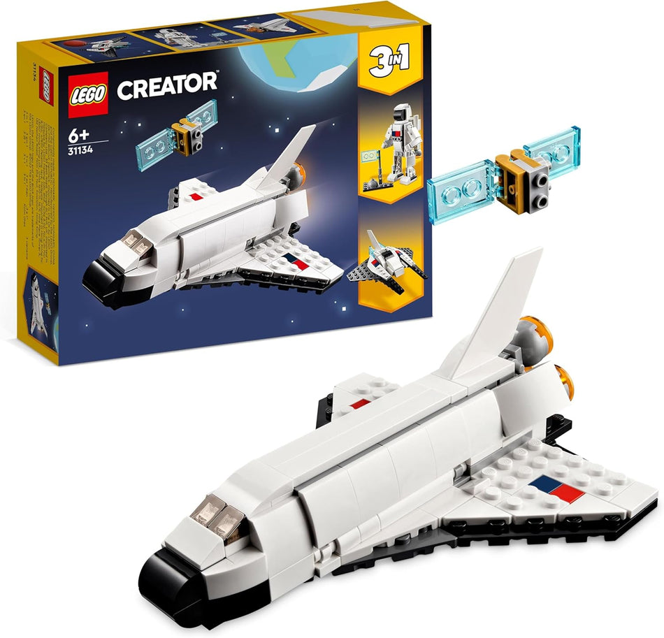 LEGO 31134 Creator 3 in 1 Space Shuttle Toys - Space Toys Building Set