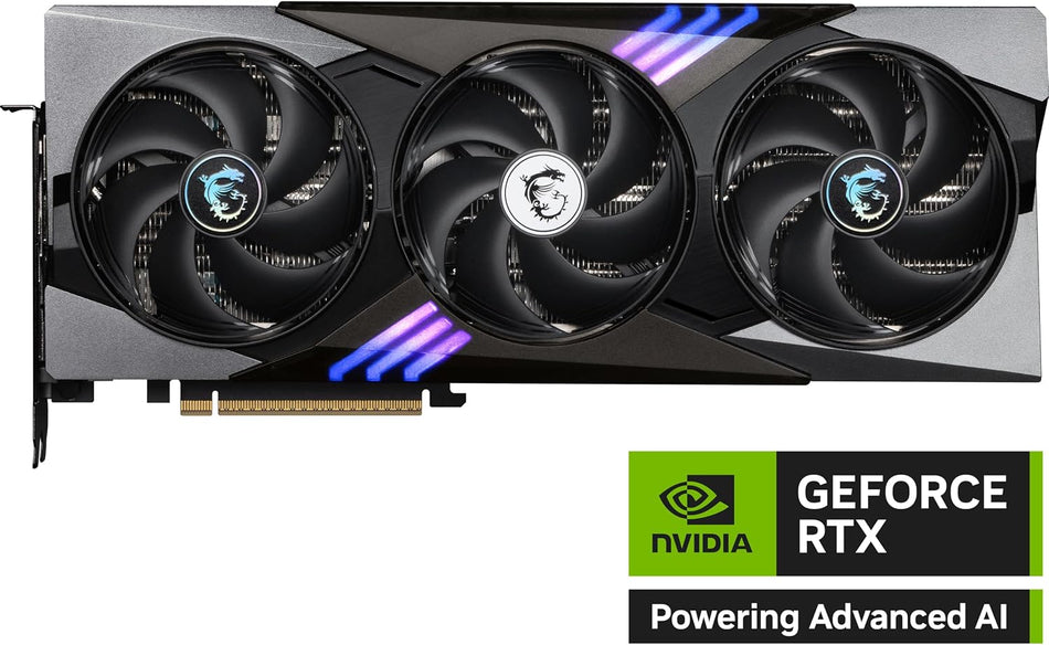 MSI Gaming RTX 5080 16G Gaming Trio OC Graphics Card (16GB GDDR7, 256-bit, Extreme Performance: 2715 MHz, DisplayPort x 3 2.1a, HDMI 2.1b, NVIDIA Blackwell Architecture) G5080-16GTC