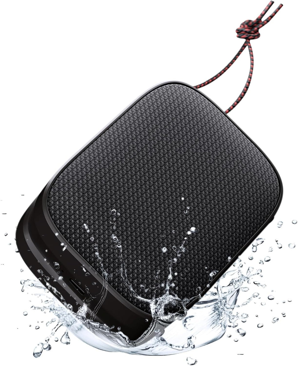 Philips TAS1509BK/37 Portable Bluetooth Speaker, Wireless Speaker with Extra Bass, 12H Battery, TWS Stereo Pairing, Bluetooth 5.3 & IPX7 Waterproof - Black