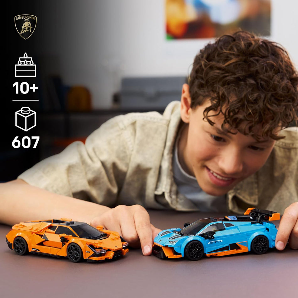 LEGO 77238 Speed Champions Lamborghini Revuelto & Huracán STO Car Toys