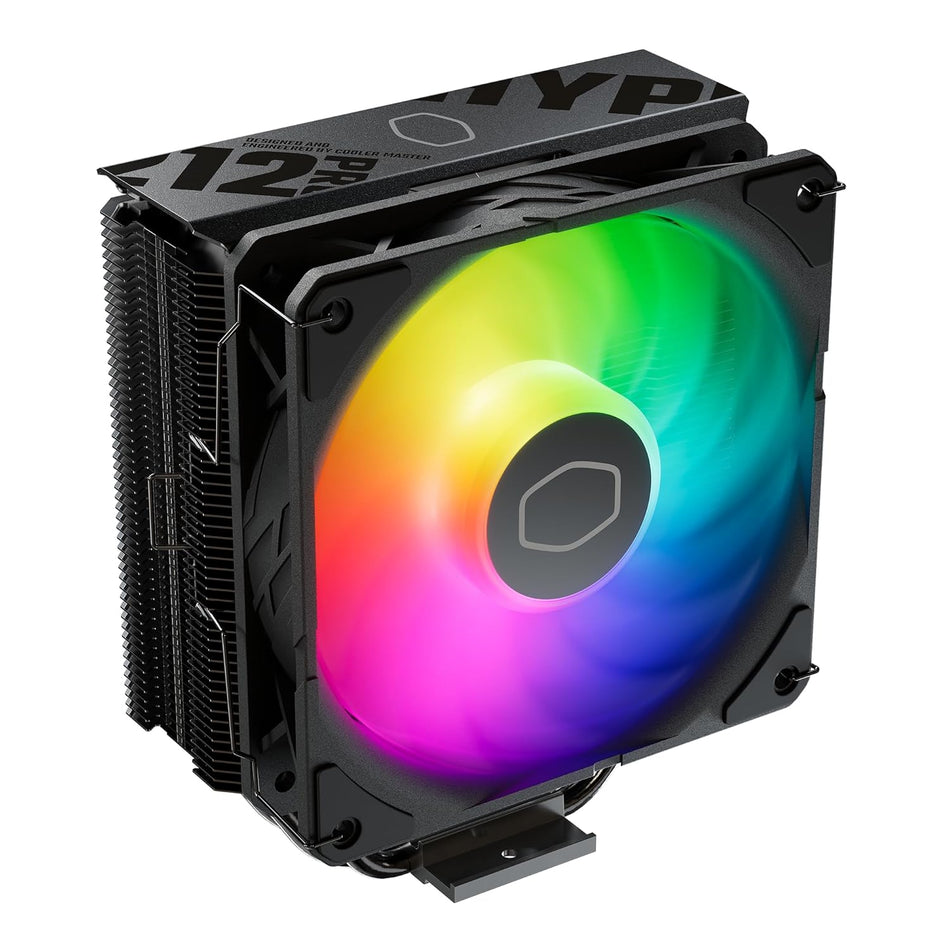Cooler Master Hyper 212 PRO ARGB CPU Air Cooler – 120mm High Performance PWM Fan 4 Copper Heat Pipes, Sleek Design Top Cover, Low Noise & Easy Installation, AMD AM5/AM4 & Intel LGA 1851/1700