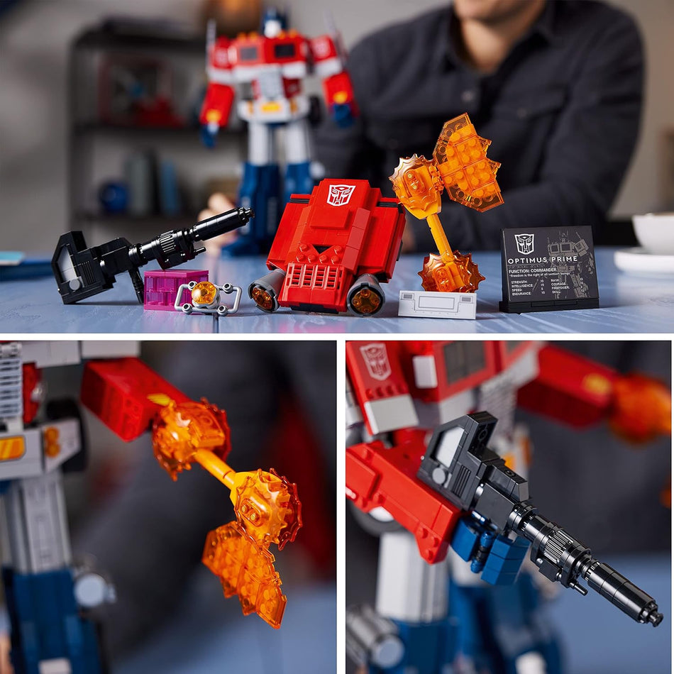 LEGO 10302 Icons Optimus Prime 10302 Transformers Figure Set