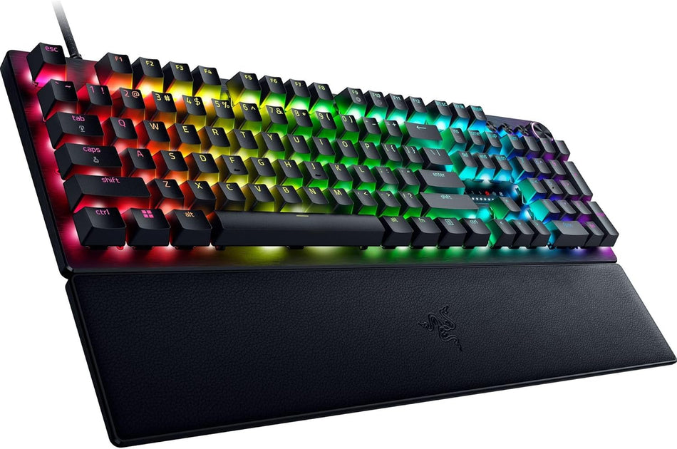 Razer Huntsman V3 Pro Mini Mechanical Gaming Keyboard |Wired USB | Analog Optical Gen-2 | Rapid Trigger & Snap Tap | Adjustable Actuation | Doubleshot PBT |RGB 60% Compact Black
