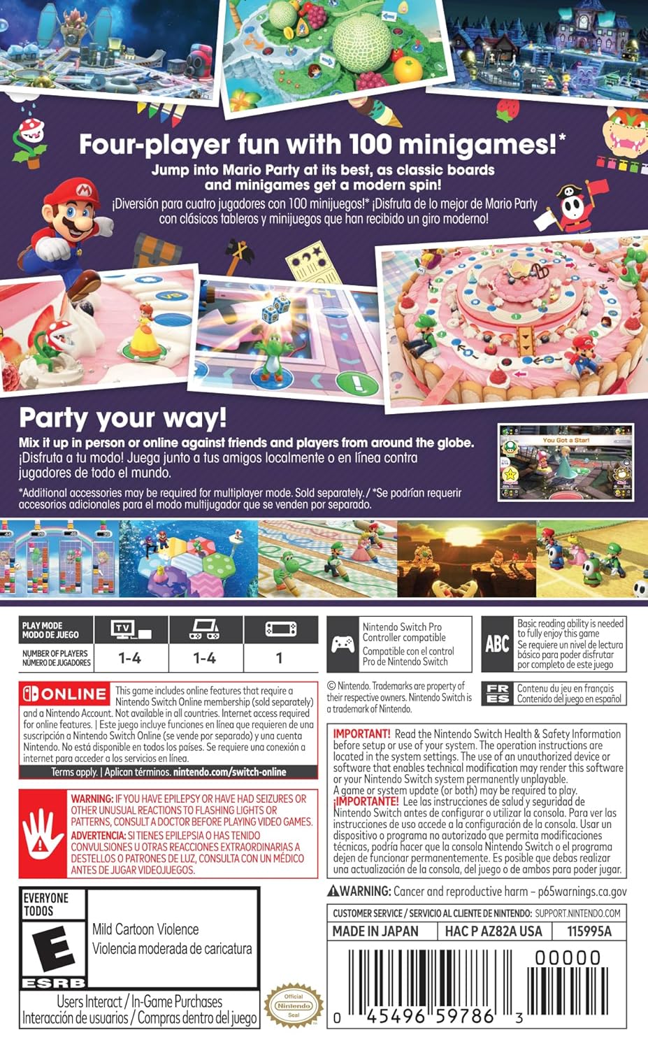 Mario Party Superstars — Nintendo Switch