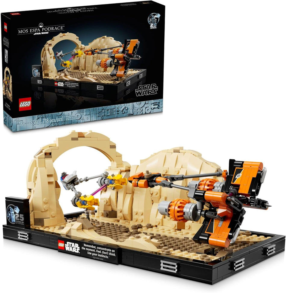 LEGO 75380 Star Wars: The Phantom Menace Mos ESPA Podrace Diorama