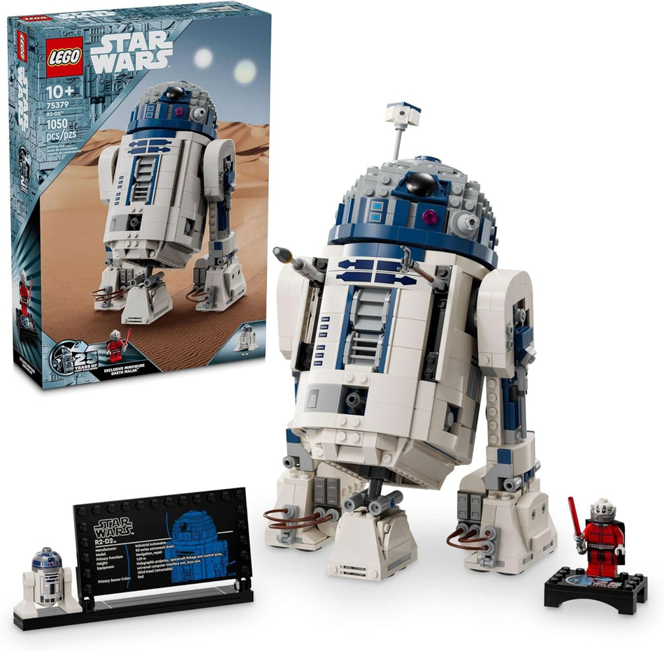LEGO 75379 Star Wars R2-D2 Building Toy Set - Play or Display Star Wars Toy