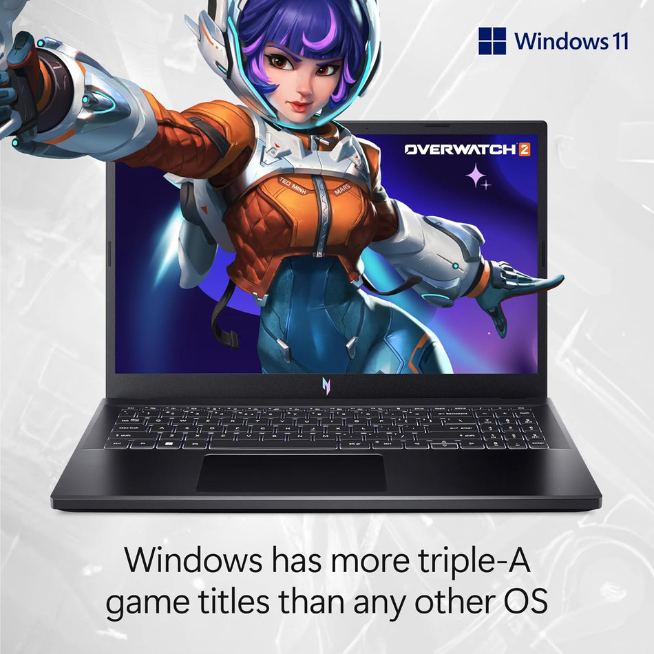 Acer Nitro V Gaming Laptop | Intel Core i5-13420H Processor | NVIDIA GeForce RTX 4050 Laptop GPU | 15.6"" FHD IPS 144Hz Display | 8GB DDR5 | 512GB Gen 4 SSD | WiFi 6 | Backlit KB | ANV15-51-51H9