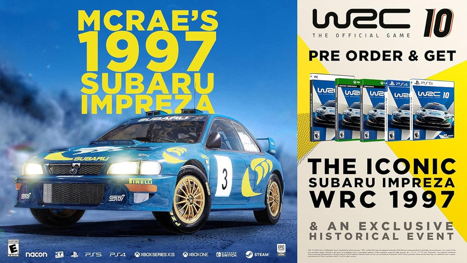 WRC 10 FIA World Rally Championship — PlayStation 5