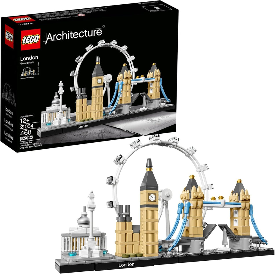 LEGO 21034 Architecture London Skyline Collectible Model Building Kit with London Eye