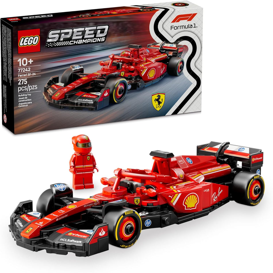 LEGO 77242 Speed Champions Ferrari SF-24 F1 Race Car