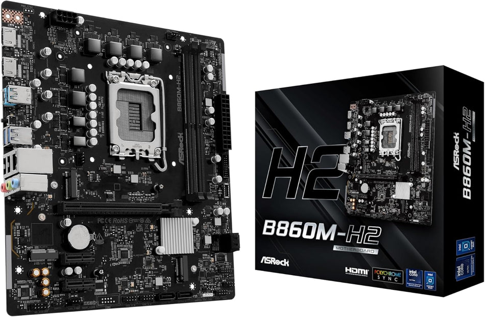 Asrock B860M-H2 (LGA 1851) DDR5 Micro-ATX Motherboard