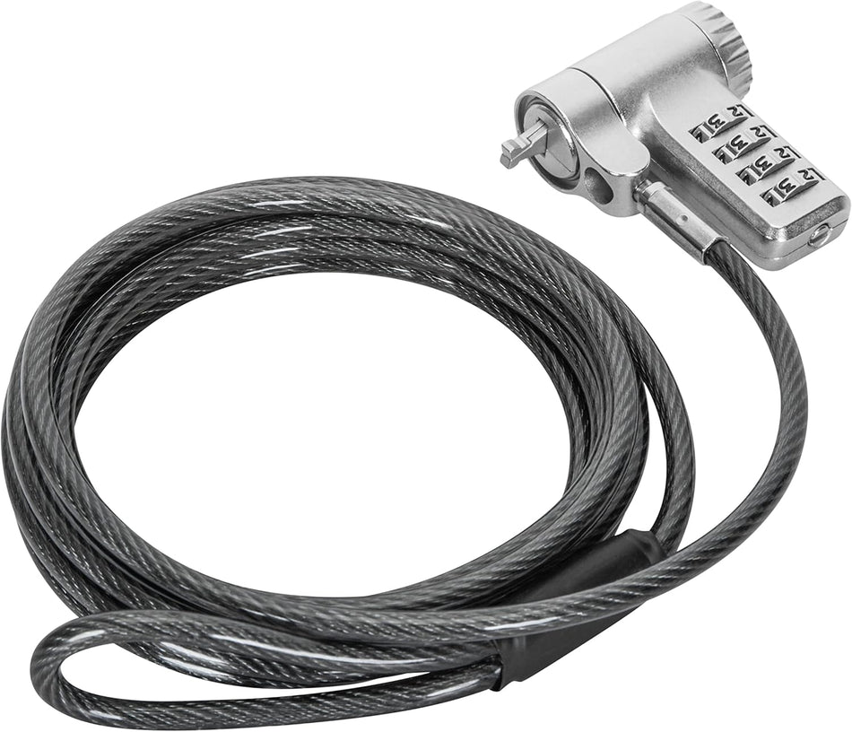 Targus ASP96RGL DEFCON Ultimate Universal Resettable Combination Cable Lock with Adaptable Lock Head