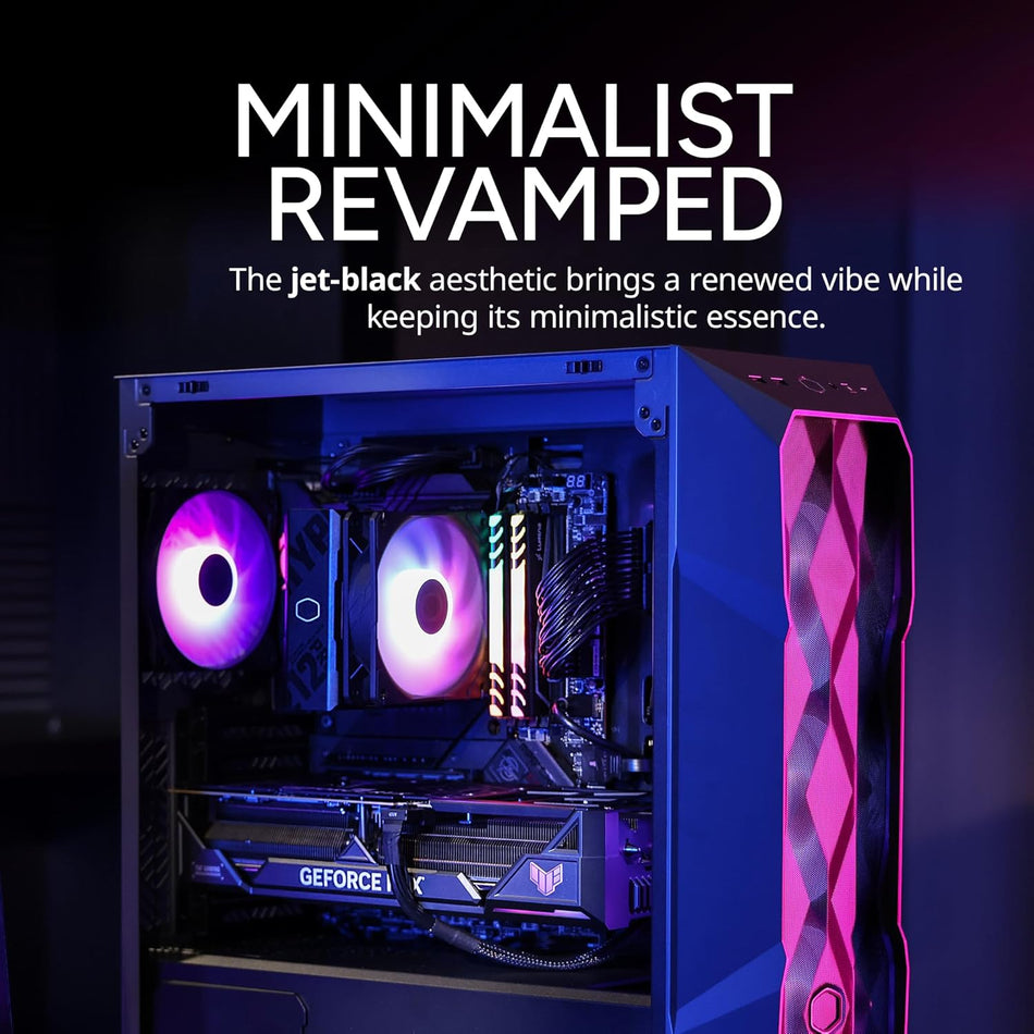 Cooler Master Hyper 212 PRO ARGB CPU Air Cooler – 120mm High Performance PWM Fan 4 Copper Heat Pipes, Sleek Design Top Cover, Low Noise & Easy Installation, AMD AM5/AM4 & Intel LGA 1851/1700