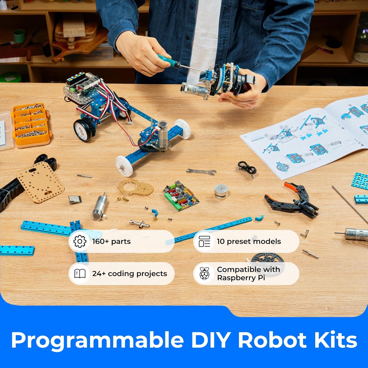 Makeblock mBot Ultimate 2.0 10-in-1 Robot Kit for Students