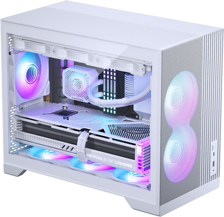 Phanteks XT M3 Micro ATX Small Form Factor Gaming Case No Fans - White ...