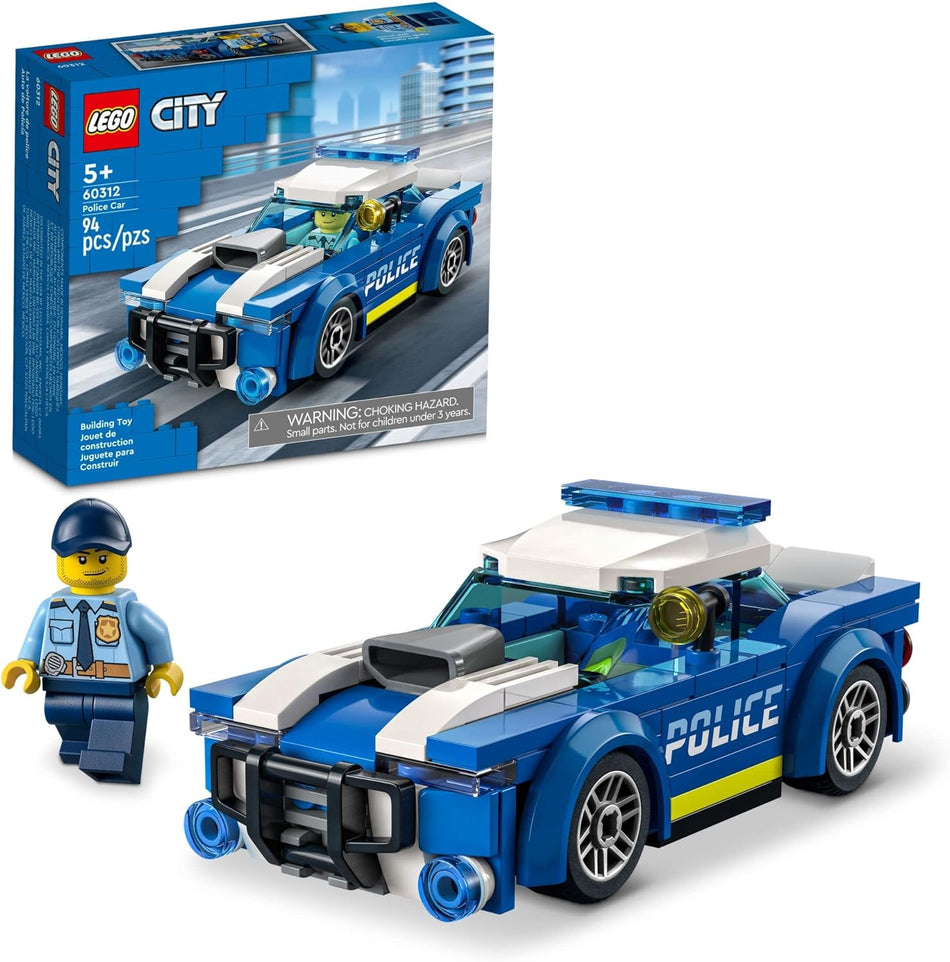 LEGO City Police Car Toy 60312 with Officer Minifigure