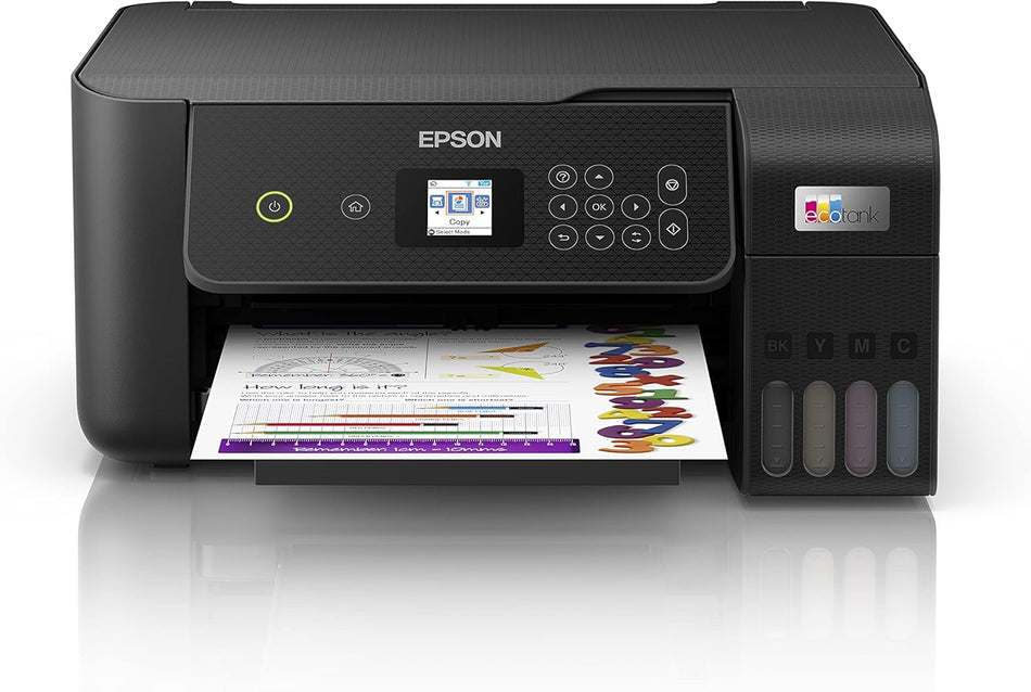 Epson EcoTank L3260 All-in-One Multifunction Ink Tank Printer (Print, Scan, Copy, Wi-Fi, Wi-Fi Direct, Apple AirPrint, 3.7 cm LCD Screen)