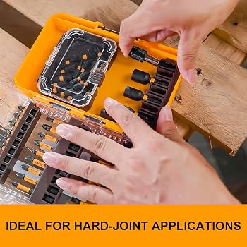 Ingco 51-Piece Industrial Impact Screwdriver Bit and Nut Setter Set – S2 Shock-Resistant Alloy Steel Driver Bits with Magnetic Quick-Release Holder (AKDL25106)