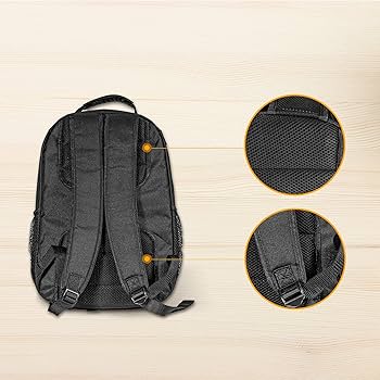 INGCO Heavy-Duty Electrician & Contractor Tool Backpack – 600D Polyester Oxford, Rigid Wide-Mouth Frame, Multi-Pocket Organizer, and Internal Tool Bag (HBP0101)