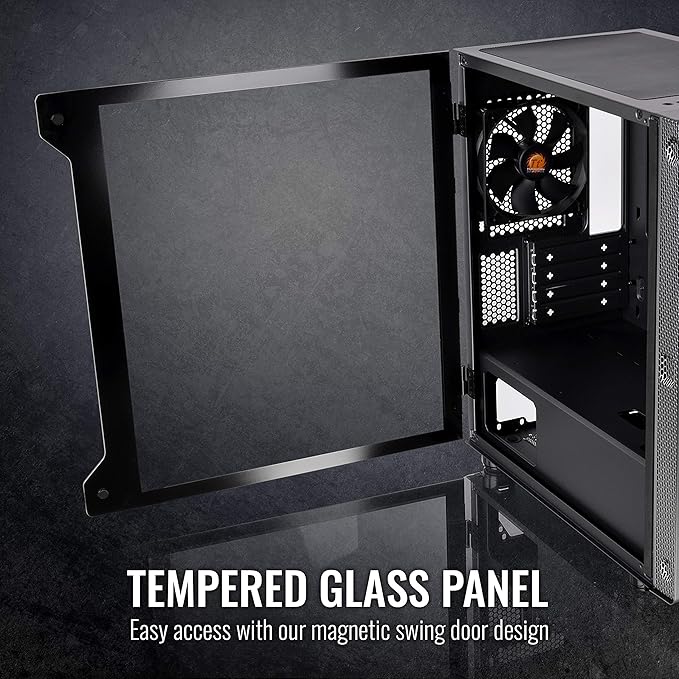 Thermaltake S100 TG Black, CA-1Q9-00S1WN-00