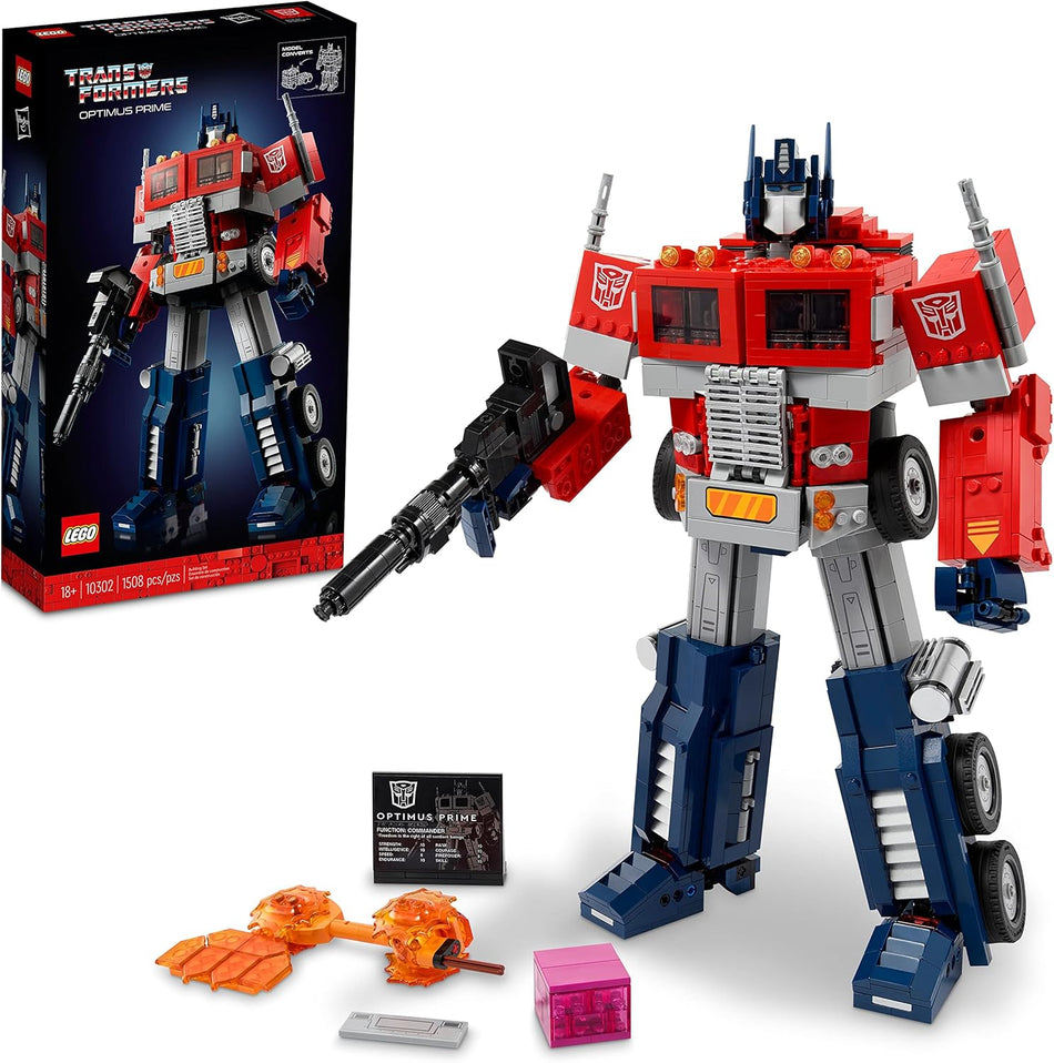 LEGO 10302 Icons Optimus Prime 10302 Transformers Figure Set