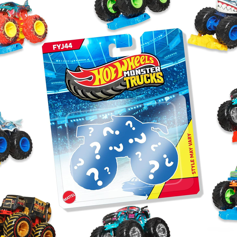 Mattel Hot Wheels Monster Trucks 1:64 Scale Die-Cast Toy Assortment Random model (FYJ44)