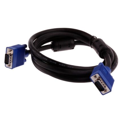 VGA to VGA Cable 3M High-Resolution Video Display Cord Male to Male – Black (VGA-VGA-3M)