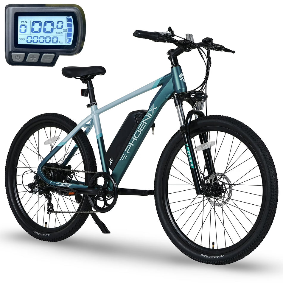 Phoenix 15A Urban Electric Bike | 30km/h High Speed | 48V 15Ah Power System (30KM Max Range)