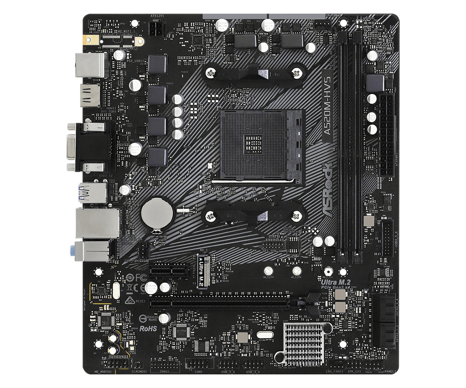 Asrock A520M-HVS AM4 Micro ATX AMD Motherboard