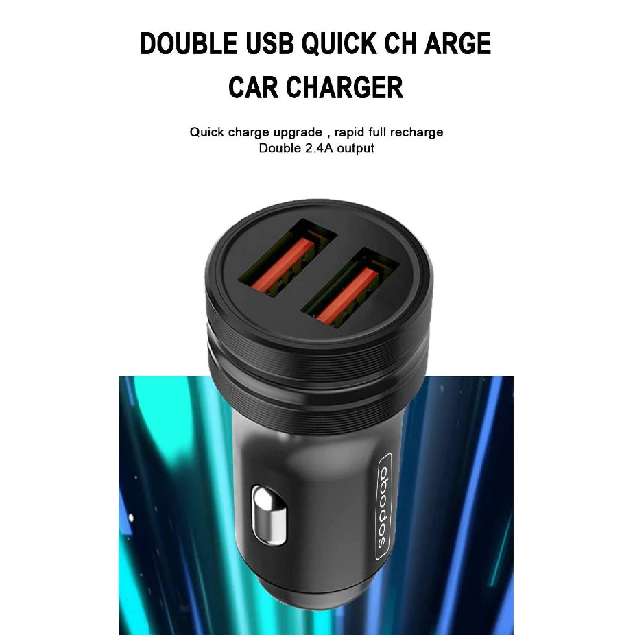 ABODOS AS-GS26 Smart Car Charger 3.6A Fast Charger