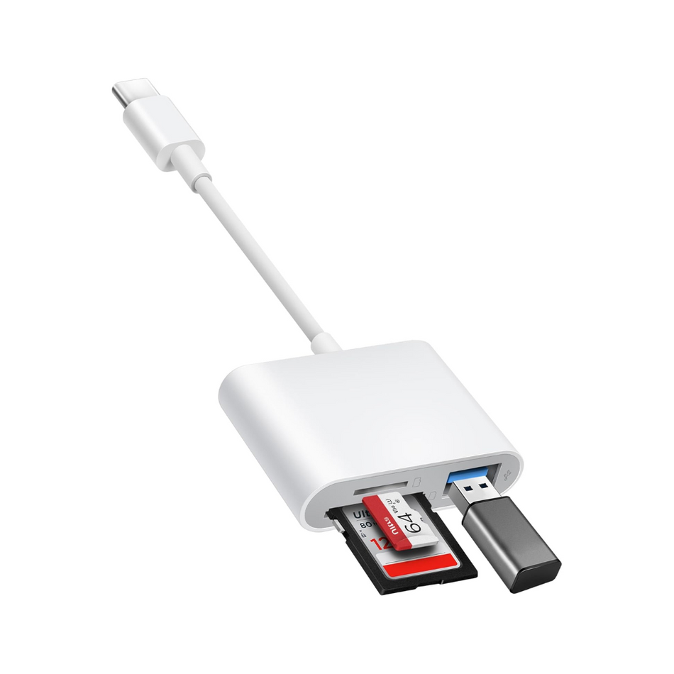 Airsky Type-C SD and MicroSD Card Reader ( SDXC)