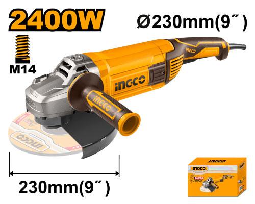 Ingco Angle grinder AG24008 2400W 230mm