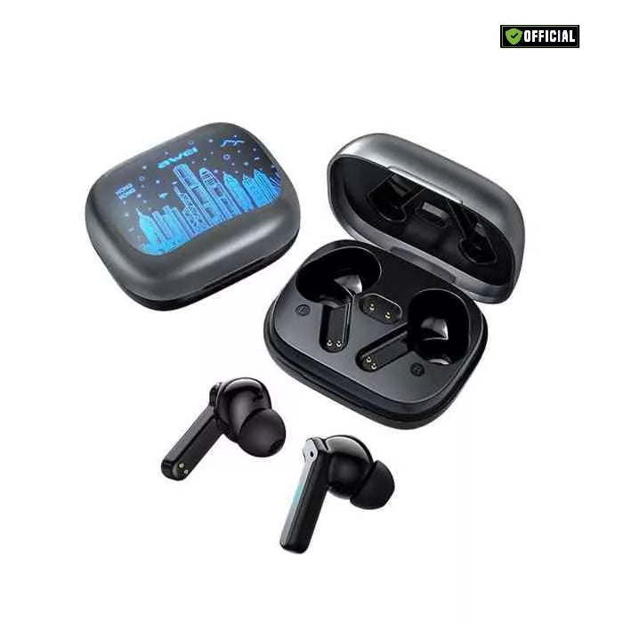 Awei T53 ANC+ENC Wireless Bluetooth 5.3 Earphones Headphone Bluetooth 360° Hifi Stereo Sound Sports Headset Gamer TWS Earbuds