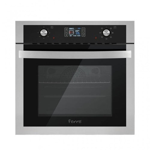 FERRE 60cm Built-In Electric Oven | 70L Capacity with Turbo Fan Convection, Mechanical Timer, and Low-E Double Glass Door (BE7-LM)