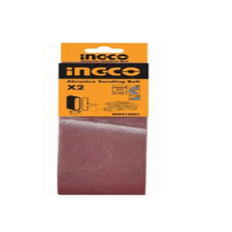 Ingco 80-Grit Sanding Sheet Set (BSP020801) 5-Piece Hook and Loop Sandpaper Sheets for High-Efficiency Wood, Metal & Surface Prep Sanding