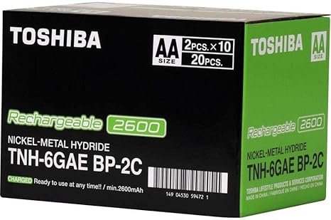 Battery Toshiba THN-6GAE BP-2C Rechargeable 2600mah - 4904530594724