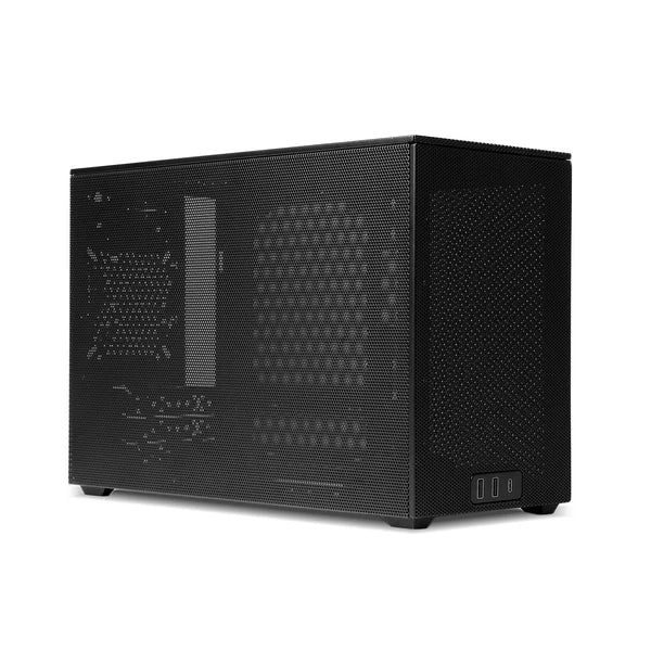SSUPD Meshroom D Mini-ITX Mini Tower Computer Case, Black