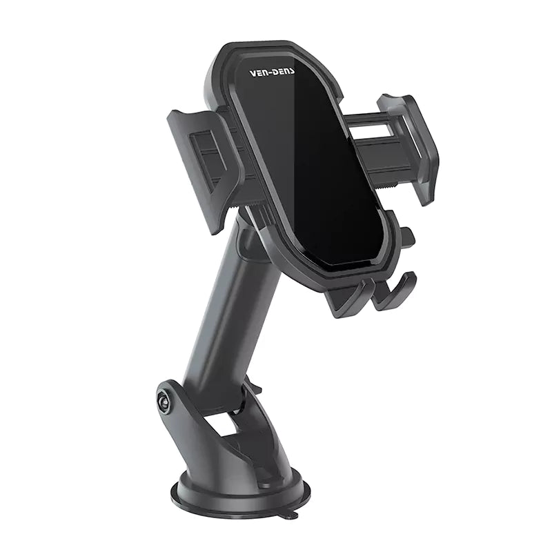 Ven-Dens VD-HD009 Phone Bracket Car Holder | Universal 360° Adjustable Dashboard & Windscreen Mount