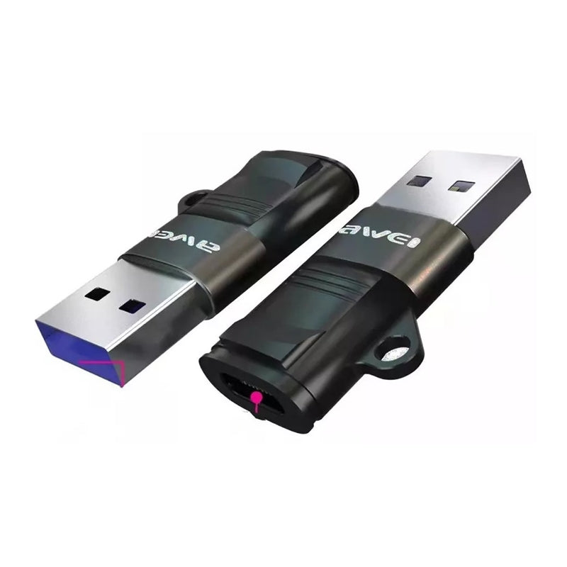 AWEI CL-13 Smart Mini USB 3.0 Adapter USB TO TYPE-C