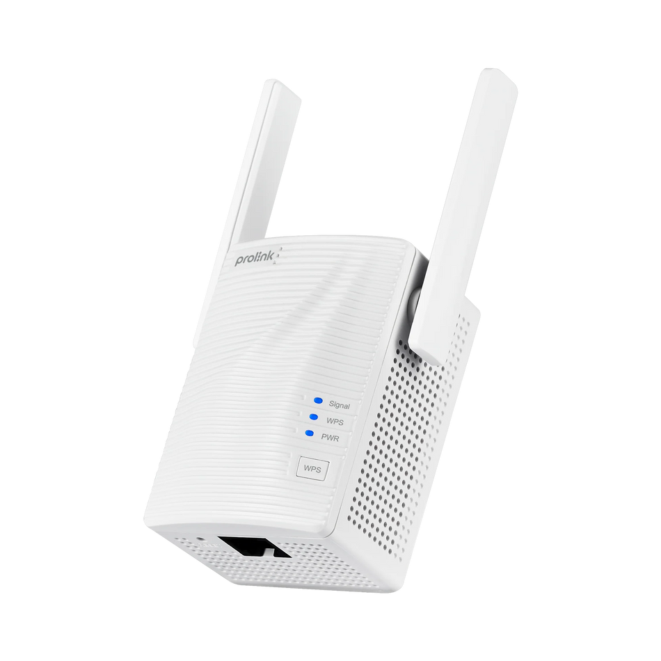 Prolink DH-5201 Wireless AC1200 Wi-Fi Extender, Dual-band, 1x LAN, Extender/AP