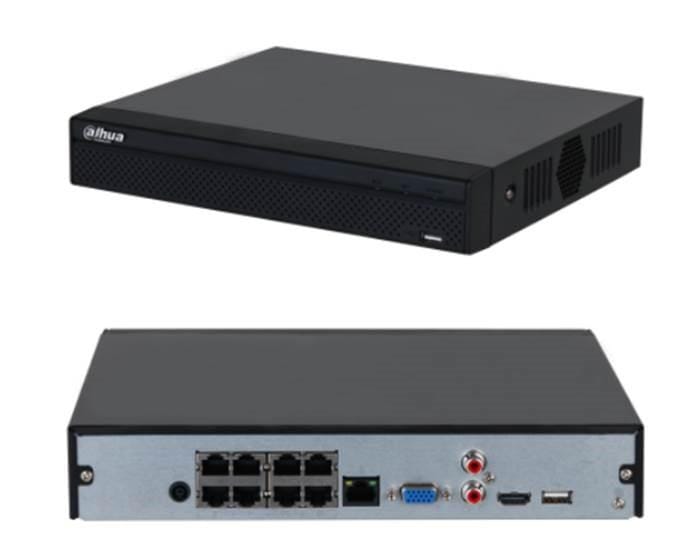 DHI-NVR2108HS-8P-4KS3 NVR IP 8 CHANNEL WITH POE 4K