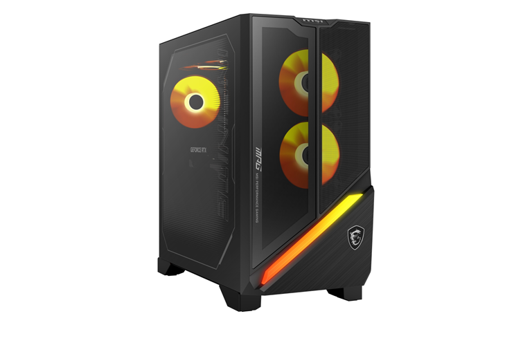 MSI MPG Infinite Z3 9-657SG Gaming PC, AMD Ryzen 7 9700X, 32GB DDR5, B850, MSI GeForce RTX 5070 12G SHADOW 2X, 1TB PCIe SSD, Windows 11 Home, MPG Infinite Z3 Air Cooler, MSI Vigor GK30 Gaming Keyboard, MSI Clutch GM11 Gaming Mouse