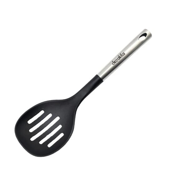 Decakila Premium Heat-Resistant Slotted Spoon | Non-Stick Safe Kitchen Skimmer & Strainer (KMTT041B)