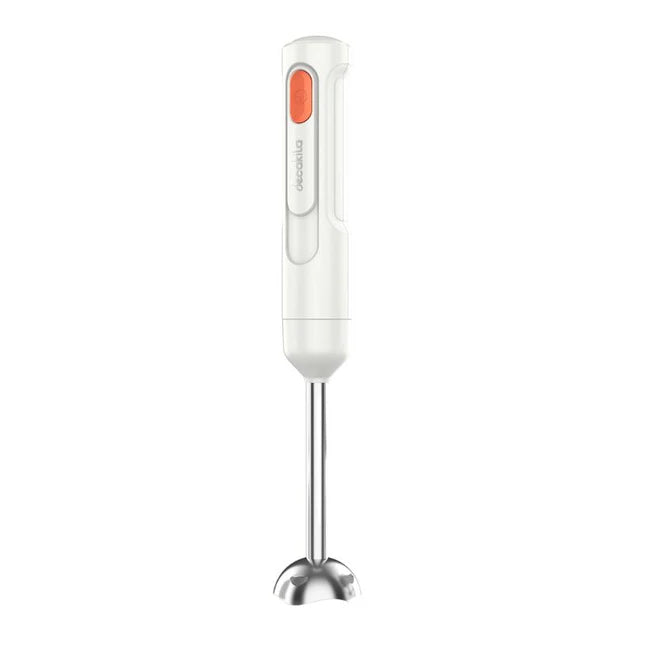 Decakila 60W Cordless Hand Blender | Rechargeable Portable Immersion Blender with 1500mAh Battery & Stainless Steel Shaft (KMJB037W)
