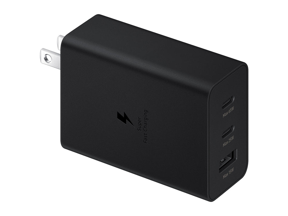 65W Trio UK Universal Power Adapter – 3-in-1 Super Fast Charging Solution