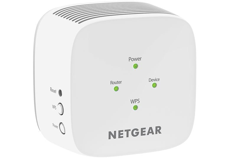 NETGEAR EX6110 WiFi Extender Booster, Range Extender, WiFi Repeater - Boost Network Coverage & Increase WiFi Speed To 1.2 Gbps, Easy Setup, Compact Design, Ethernet Port White