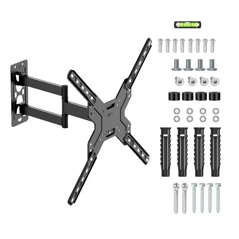 New Bee CP303 Full-Motion Heavy Duty Wall Mount with Articulating Arm Swivel Tilt Extension for TV