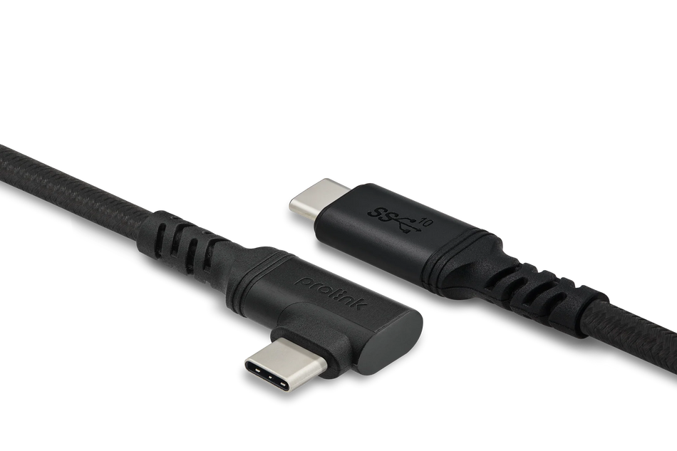 Prolink GCC-100G2 USB 3.2 Gen 2 C-C Cable (5A, 100w, 10Gbps 4k) - BLACK