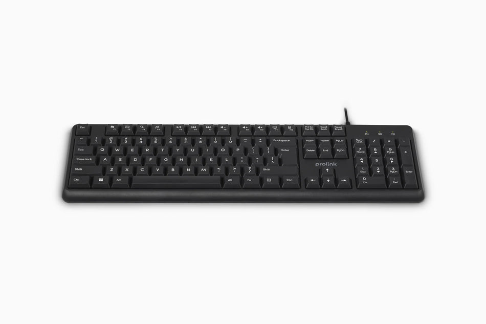 Prolink GK-1006M Wired High-Keys Multimedia Keyboard 12 shortcuts