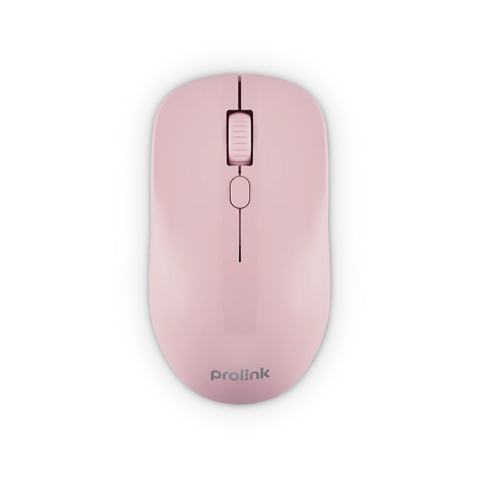 Prolink GM-2003 2.4GHZ Wireless Mouse 4-Button, 1600DPI, Standard size, Pink